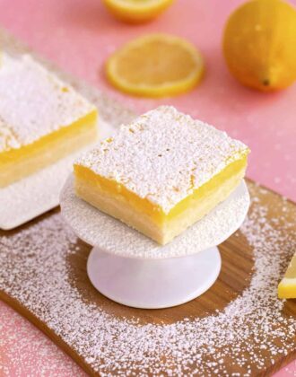 Healthy Lemon Bars Recipe