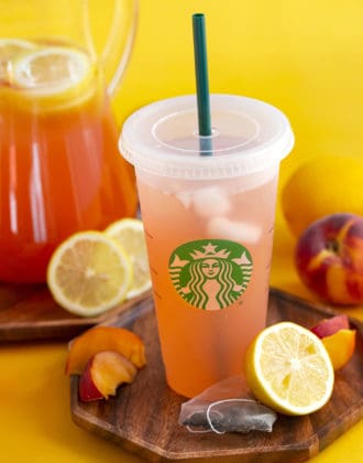 Iced Peach Green Tea Lemonade Recipe