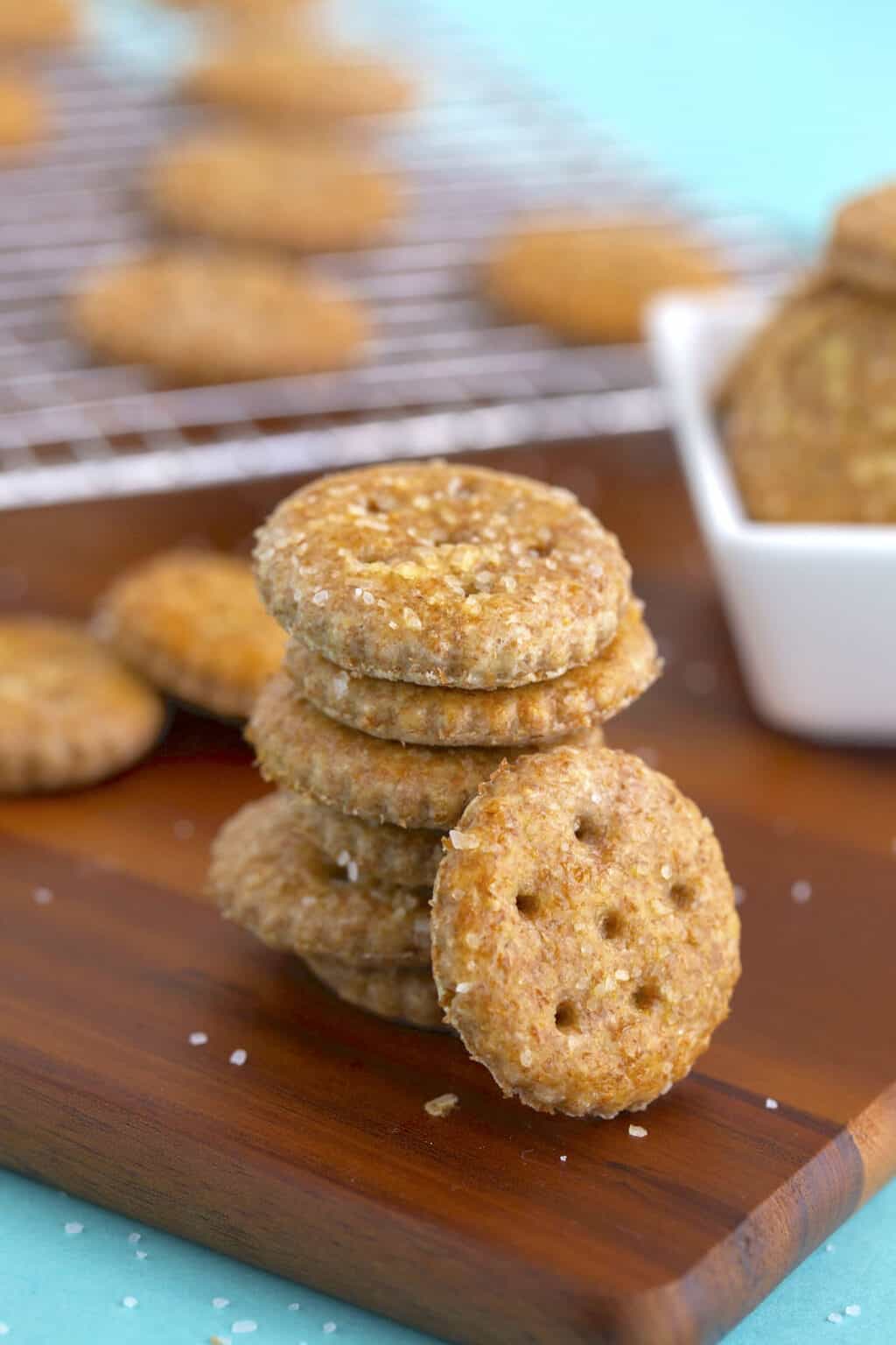 Homemade Ritz Crackers Recipe Mind Over Munch