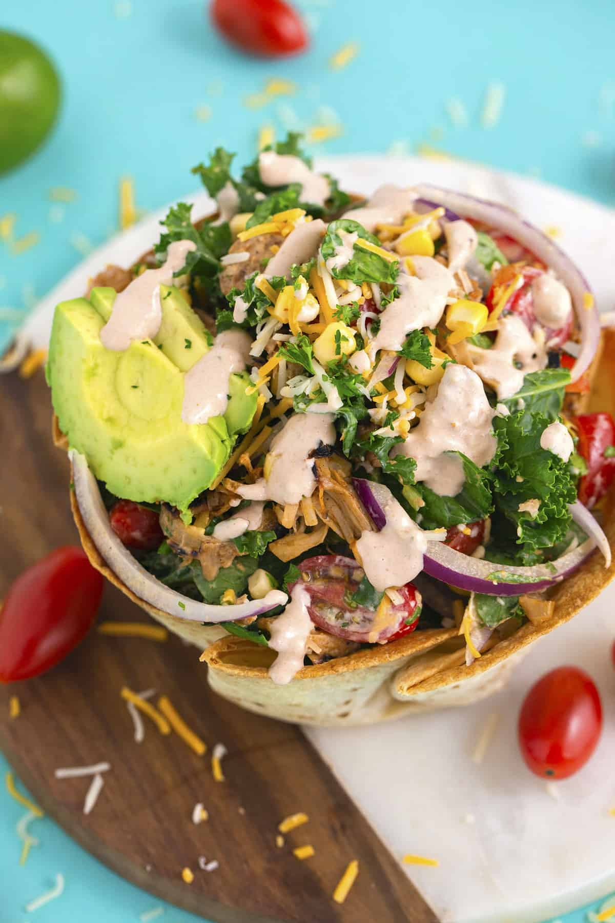 Homemade Baked Tortilla Bowls for Taco Salad Mind Over Munch