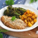 Baked Coconut Sesame Salmon