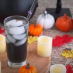 Activated Charcoal Lemonade Recipe, black lemonade, black Halloween punch, charcoal lemonade benefits, halloween drinks non alcoholic, halloween drinks for kids