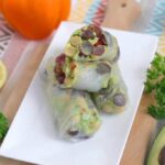 Chickpea Salad Summer Rolls
