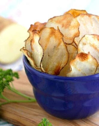 Crispy Baked Potato Chips
