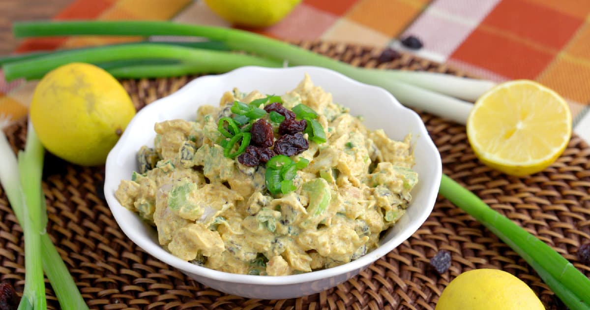 Curry Chicken Salad Recipe | Easy Meal Prep Dinner - Mind Over Munch