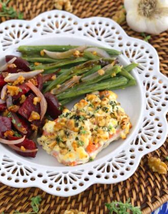 Honey Walnut Baked Salmon