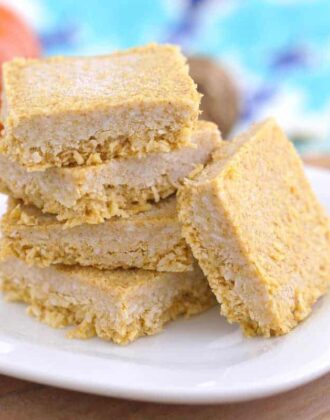 No Bake Pumpkin Coconut Bars