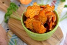 Oven Baked Sweet Potato Chips