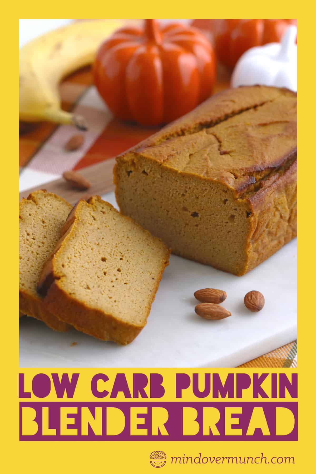 Low Carb Pumpkin Bread | Paleo & Gluten Free