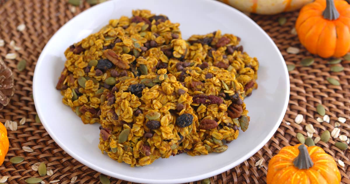 Pumpkin Breakfast Cookies | Gluten Free Chocolate Chip Cookies