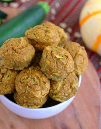 Pumpkin Zucchini Muffins