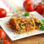 Spinach Lasagna Roll Ups