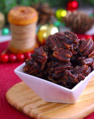 Cinnamon Glazed Pecans, How to make glazed pecans, cinnamon sugar pecans, vegan candied pecans, candied pecans stovetop