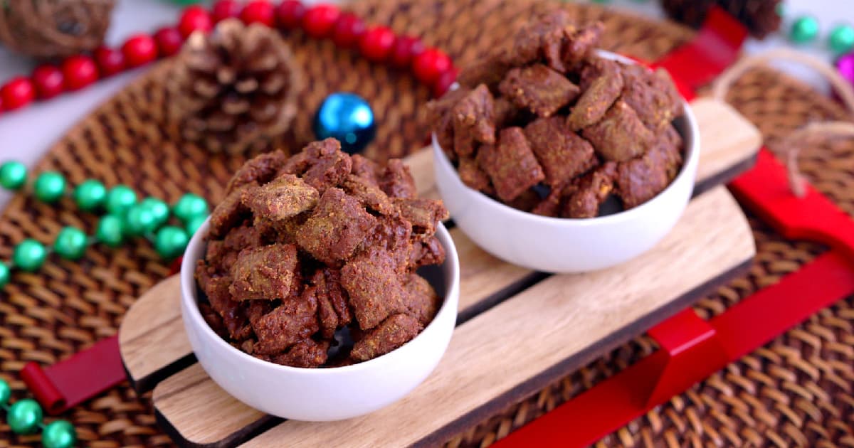 Healthy-ish Puppy Chow Recipe a.k.a. Muddy Buddies - Mind Over Munch
