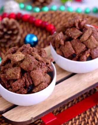 Puppy Chow Recipe, Muddy Buddies, how to make puppy chow, how to make muddy buddies, Christmas muddy buddies
