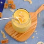Golden Milk Keto Smoothie, coconut milk smoothie, anti inflammatory smoothie, ginger turmeric smoothie, low carb breakfast smoothie, no carb smoothie, keto smoothie recipes, keto breakfast shake