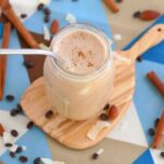 Cinnamon Almond Bulletproof Keto Shake, Low Carb Bulletproof Smoothie, ketogenic shake, keto breakfast shake, low carb shakes, keto friendly smoothies, keto almond butter smoothie, Bulletproof shake