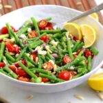 Cold Asparagus Salad, asparagus salad with feta, asparagus and tomato salad, cold salad recipes, easy meals to make, lunch meal prep for the week, vegetarian lunch ideas