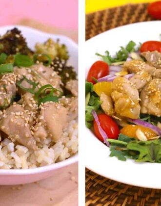 Healthy sesame chicken recipe, honey sesame chicken, lunch meal prep, healthy sesame chicken meal prep, lunch ideas for work, how to make sesame chicken, chicken meal prep ideas, healthy meal prep recipes