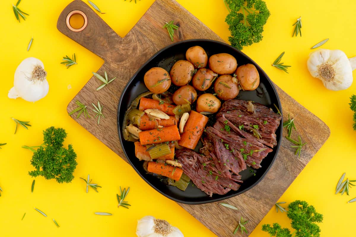 Dutch Oven Pot Roast with Potatoes and Carrots Mind Over Munch
