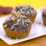 Oatmeal blender muffins gluten free, sweet potato muffins, sweet potato oatmeal muffins, sweet potato blender muffins, gluten free blender muffins, flourless oatmeal muffins, healthy sweet potato muffins, how to make oatmeal muffins without flour, healthy blender muffins