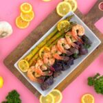Sheet pan shrimp and asparagus dinner, oven baked shrimp, sheet pan shrimp dinner, sheet pan meals, shrimp dinner recipes, easy healthy dinner ideas, how to bake shrimp, simple shrimp recipes, raw shrimp recipes, easy one pan dinners, easy weeknight meals