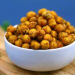 Ranch Roasted Chickpeas Recipe, how to roast chickpeas, crispy roasted chickpeas, ranch flavored chickpeas, dried chickpeas snack, roasted garbanzo beans, how to make crispy chickpeas, roasted chickpeas from can, healthy snacks, road trip snacks, vegan snacks