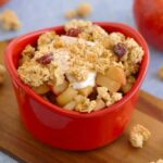 Microwave Breakfast Apple Crisp