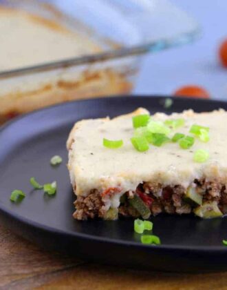Keto Shepherd's Pie with Cauliflower Mash