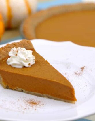 Vegan Keto Pumpkin Pie