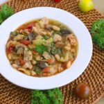 Tuscan chicken crockpot soup