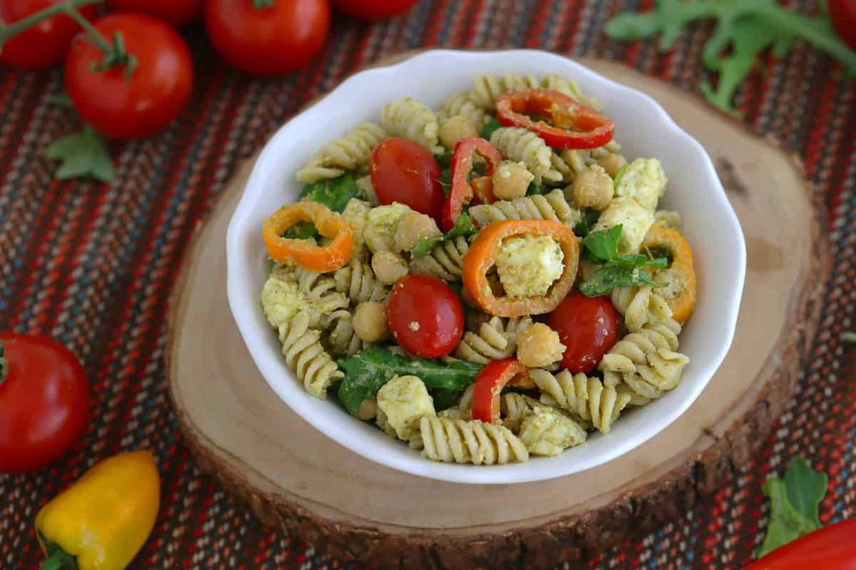 Gluten Free Pasta Salad with Pesto