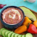Swirled Beet Hummus