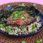 Honey Soy Ginger Air Fryer Salmon Recipe
