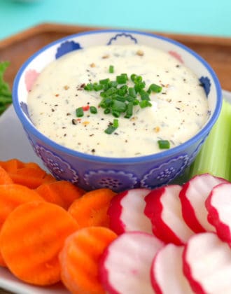 Homemade Ranch Veggie Dip Recipe