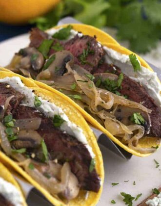 Flat Iron Steak Tacos