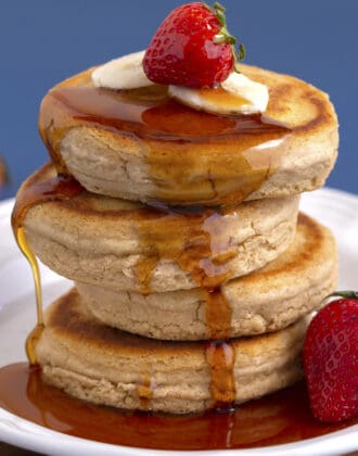 Fluffy Oat Flour Pancakes Recipe