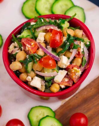 Mediterranean Cucumber Tomato Salad Recipe
