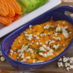 Low carb buffalo chicken dip