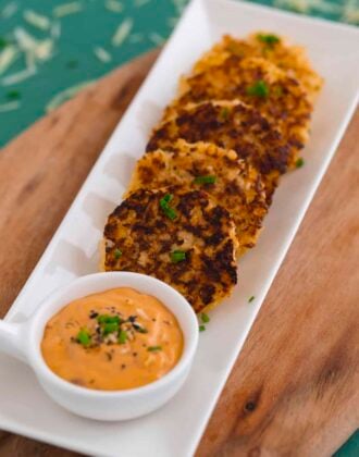 Keto Cauliflower Fritters