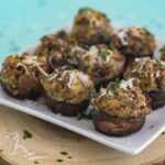 Air Fryer Stuffed Mushrooms