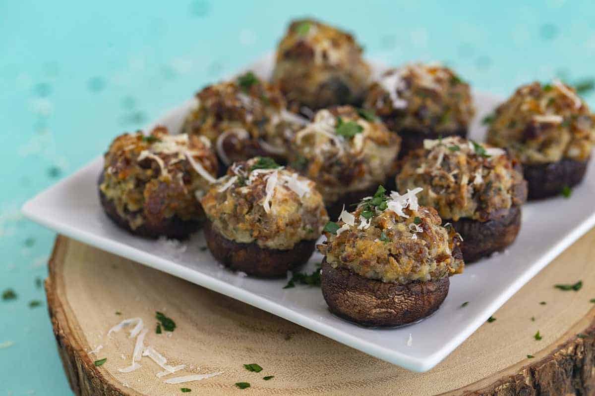 Crab Stuffed Mushrooms Air Fryer And Oven Options Recipes