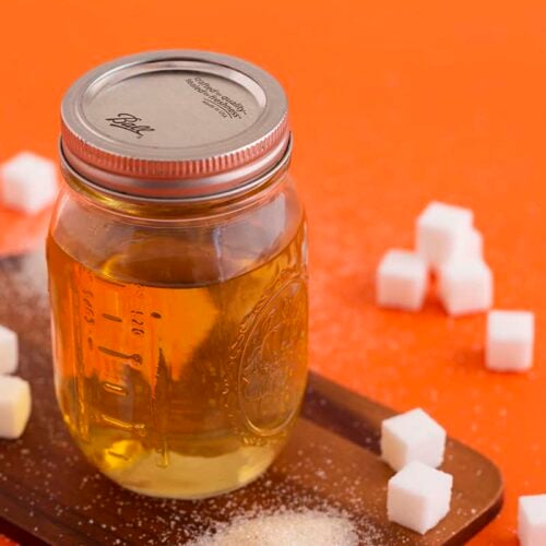 Homemade Cane Sugar Simple Syrup Mind Over Munch