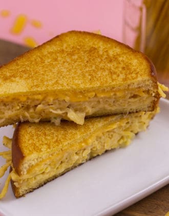 Spaghetti Grilled Cheese Sandwich