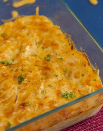 Baked Spaghetti Mac and Cheese