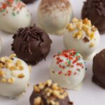 Chocolate Gingerbread Pecan Date Truffles