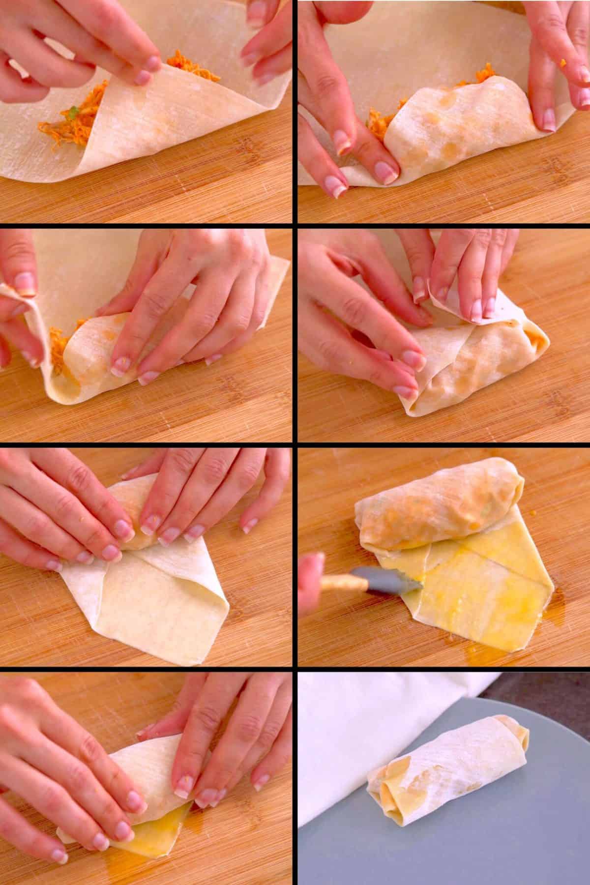 Buffalo Chicken Egg Rolls in Air Fryer Mind Over Munch