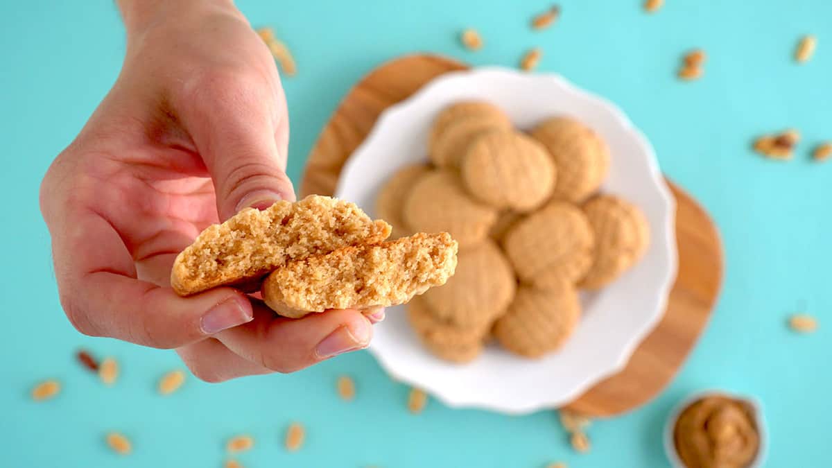 Eggless Peanut Butter Cookies Mind Over Munch