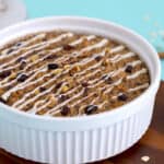 Healthy Cinnamon Roll Baked Oatmeal