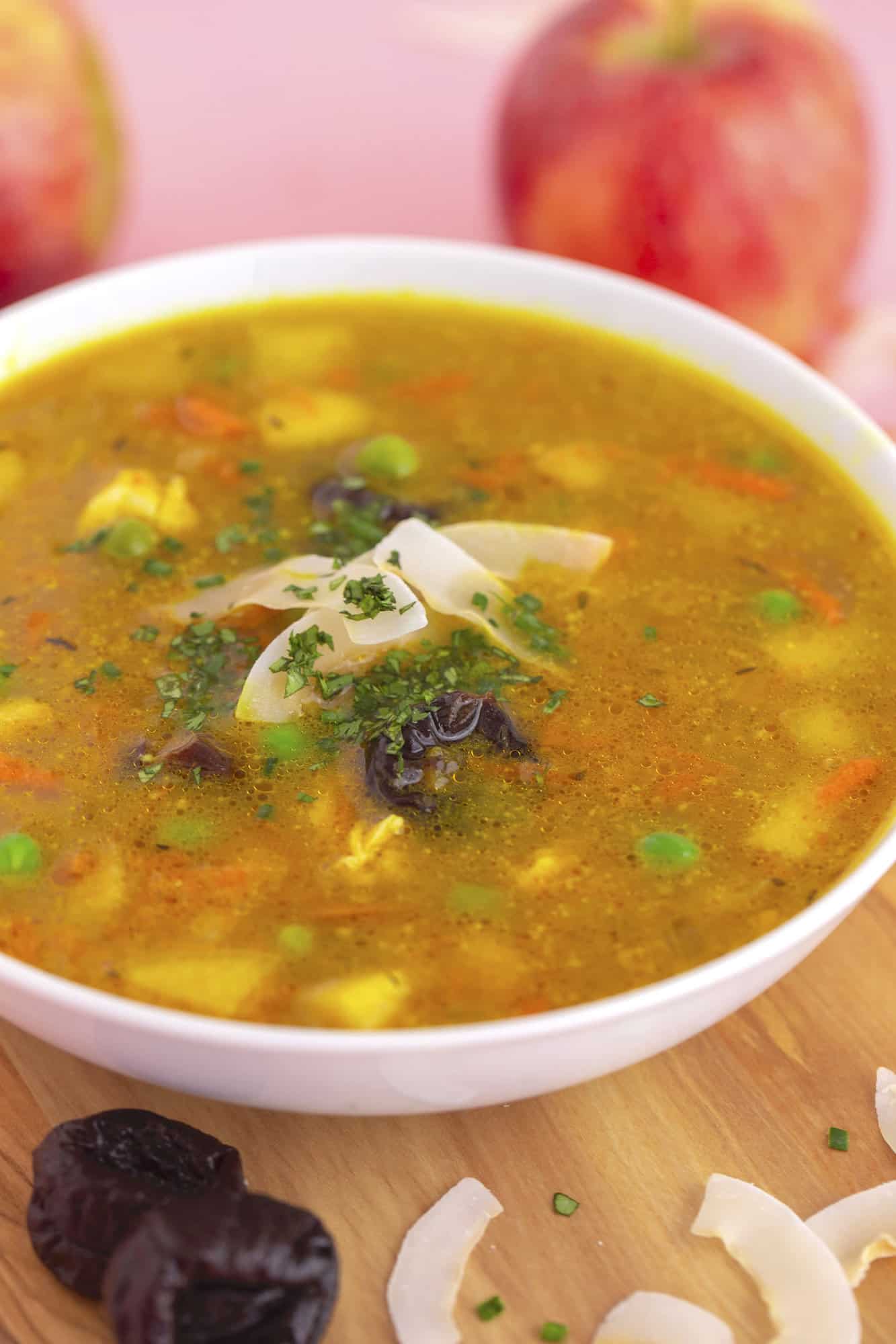 Coconut Chicken Curry Soup - Mind Over Munch